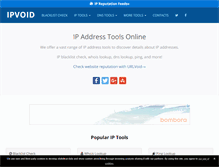 Tablet Screenshot of ipvoid.com